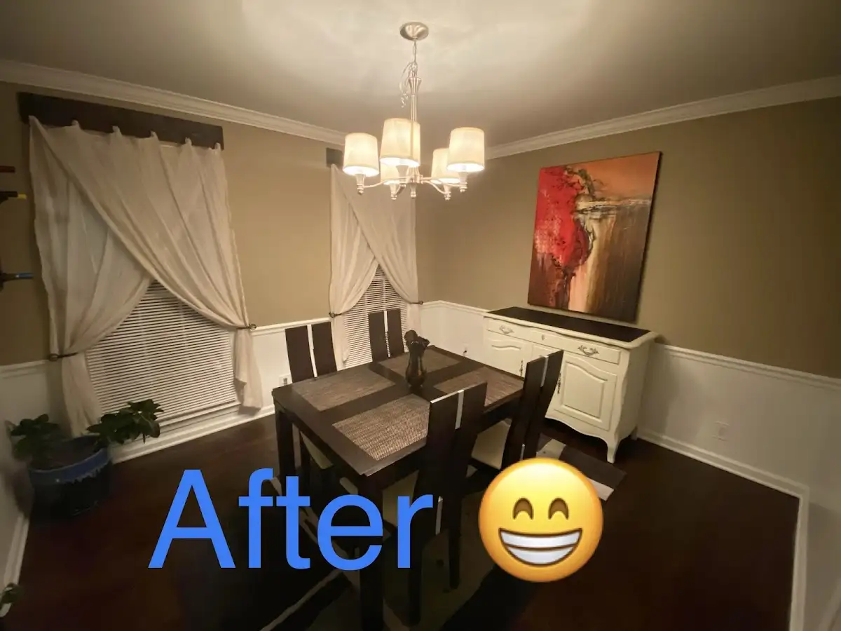 Professional dining room restoration after water damage in Fort Campbell North